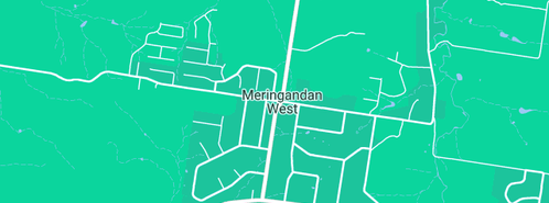 Map showing the location of BlackInk Creative in Meringandan West, QLD 4352