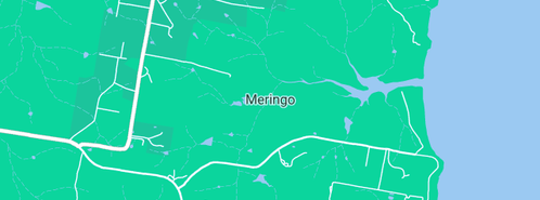 Map showing the location of Peter Mowat in Meringo, NSW 2537