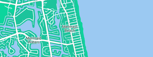 Map showing the location of Starting a Home Based Business Australia in Mermaid Beach, QLD 4218