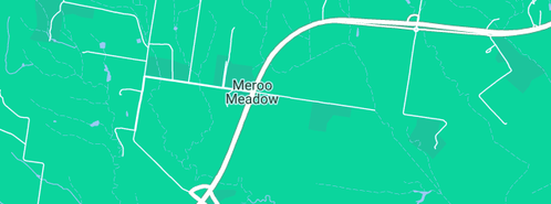 Map showing the location of The Meadows Swim School in Meroo Meadow, NSW 2540