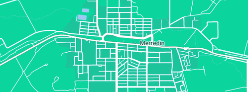 Map showing the location of Merredin Olympic Motel in Merredin, WA 6415