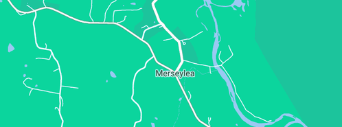 Map showing the location of Mersey Lea Holdings in Merseylea, TAS 7305