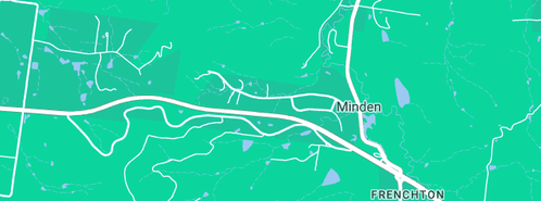 Map showing the location of Minden Mobile Water in Minden, QLD 4311
