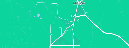 Map showing the location of Mia Valley Estate in Mia Mia, VIC 3444