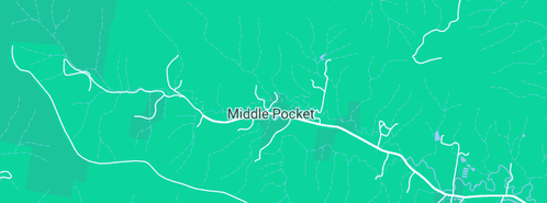 Map showing the location of Inner Pocket Nature Reserve in Middle Pocket, NSW 2483