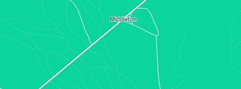 Map showing the location of Middleton Hotel in Middleton, QLD 4735