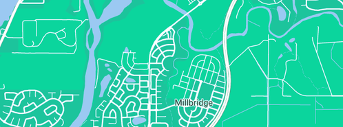 Map showing the location of Bunbury Carpet Cleaning in Millbridge, WA 6232