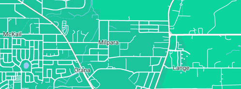 Map showing the location of Coates Albany in Milpara, WA 6330
