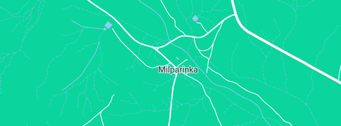 Map showing the location of Milparinka Albert Hotel in Milparinka, NSW 2880