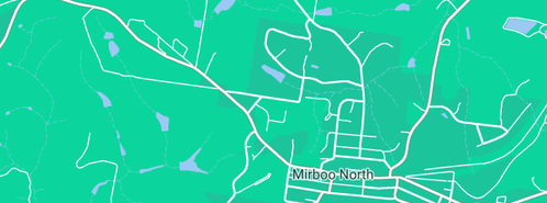 Map showing the location of Merlewood Angus in Mirboo North, VIC 3871