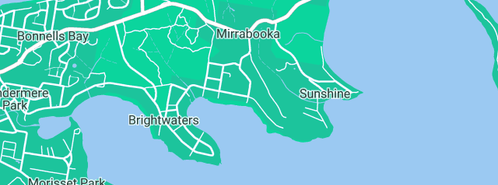 Map showing the location of Jim Owens in Mirrabooka, NSW 2264
