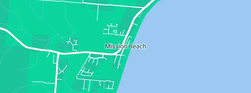 Map showing the location of Reputation Machine in Mission Beach, QLD 4852