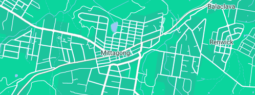 Map showing the location of Mittagong Mazda & Subaru in Mittagong, NSW 2575