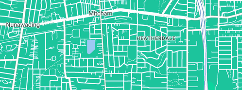 Map showing the location of Prof John Su in Mitcham, VIC 3132