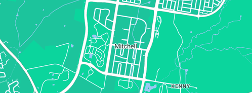Map showing the location of MultiSystem Communications in Mitchell, ACT 2911