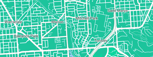 Map showing the location of Datacare Networks & PCs in Mitchell Park, SA 5043