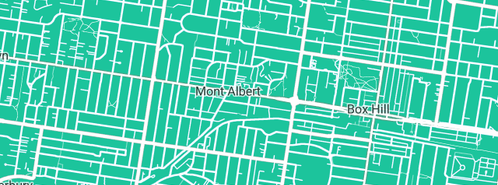 Map showing the location of Mont Albert Fine Art in Mont Albert, VIC 3127