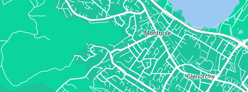 Map showing the location of All About Cleaning Services in Montrose, TAS 7010