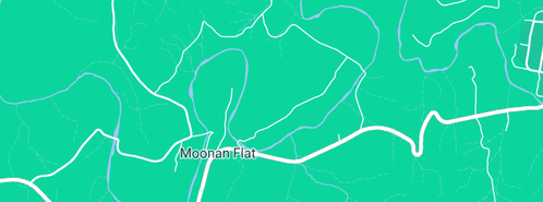 Map showing the location of Australia Post - Moonan Flat LPO in Moonan Flat, NSW 2337