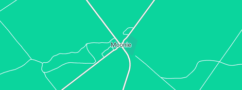 Map showing the location of Australia Post - Moonie CPA in Moonie, QLD 4406