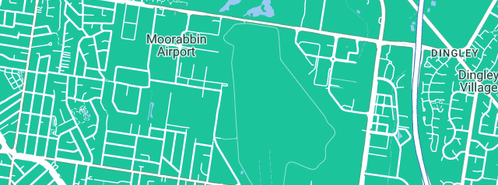 Map showing the location of SkyPics in Moorabbin Airport, VIC 3194