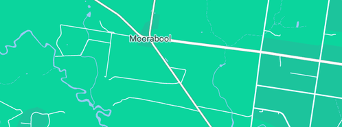 Map showing the location of Moorabool Viaduct in Moorabool, VIC 3213