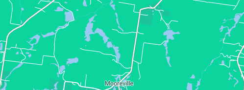 Map showing the location of Zartev Computing in Mooreville, TAS 7321
