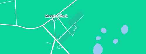Map showing the location of Moorine Rock Hotel Motel in Moorine Rock, WA 6425