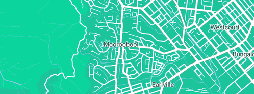Map showing the location of Marlin Coast Ballroom Dancing Academy in Mooroobool, QLD 4870