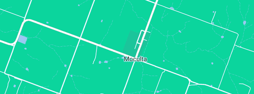 Map showing the location of Moculta sports park in Moculta, SA 5353