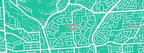 Map showing the location of Australian Mortgage Brokers in Modbury Heights, SA 5092