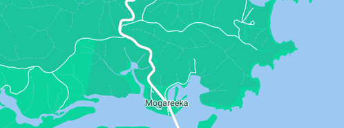 Map showing the location of Mogareeka Boat Ramp in Mogareeka, NSW 2550