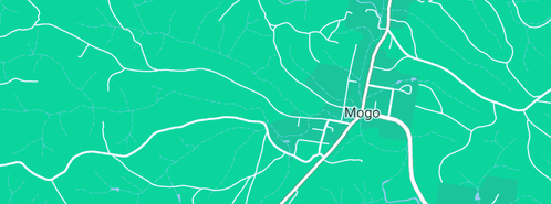 Map showing the location of In And Out At Mogo in Mogo, NSW 2536