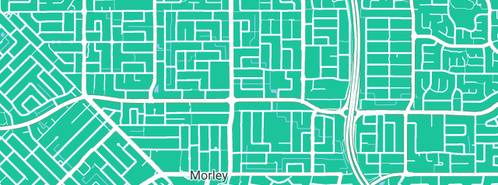 Map showing the location of Anti-Graffiti Coaters in Morley, WA 6062