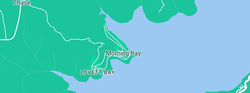 Map showing the location of YHA Pittwater Eco in Morning Bay, NSW 2105