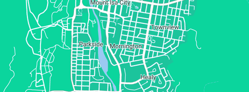 Map showing the location of Licenced Pest Managers in Mornington, QLD 4825