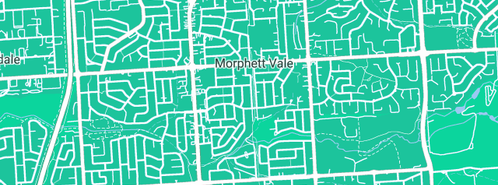 Map showing the location of Nail Technician School of SA in Morphett Vale, SA 5162