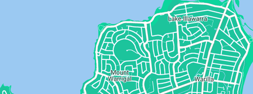 Map showing the location of Illawarra Building Maintenance in Mount Warrigal, NSW 2528