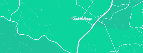 Map showing the location of Mt binga rd in Mount Binga, QLD 4306