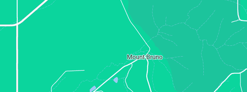 Map showing the location of LIMOWAY in Mount Bruno, VIC 3675