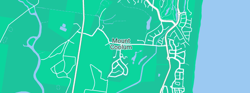Map showing the location of Excel Garden Works in Mount Coolum, QLD 4573