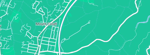 Map showing the location of AustraliaNIC in Mount Colah, NSW 2079