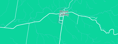 Map showing the location of Scenic Media in Mount Colliery, QLD 4370