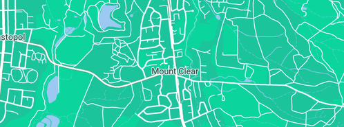 Map showing the location of Russell Waight in Mount Clear, VIC 3350