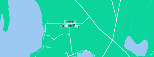 Map showing the location of Connemara Cottage in Mount Dutton Bay, SA 5607