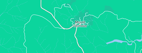 Map showing the location of Mt Glorious Rainforest Lodge in Mount Glorious, QLD 4520