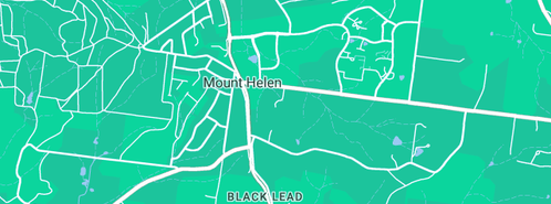 Map showing the location of Ballarat Steiner School & Kindergarten in Mount Helen, VIC 3350