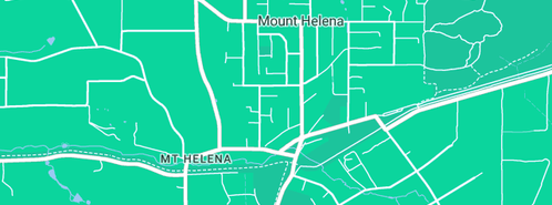Map showing the location of Goldstar Fencers in Mount Helena, WA 6082