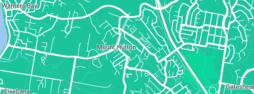 Map showing the location of Hunter Cartridge Services in Mount Hutton, NSW 2290