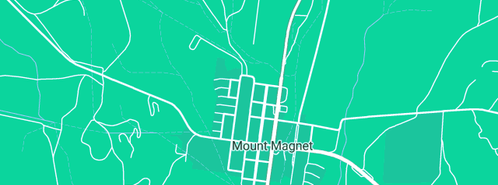 Map showing the location of Mount Magnet Waste Disposals in Mount Magnet, WA 6638